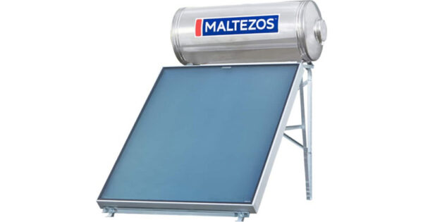 Maltezos SAC Ηλιακός Θερμοσίφωνας 160lt 1.95m² Inox Διπλής Ενέργειας