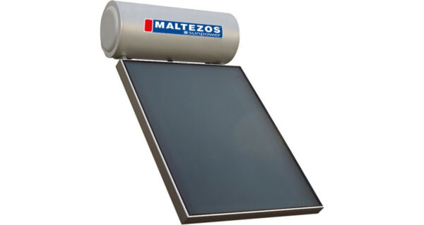 Maltezos Sunpower EM EU Ηλιακός Θερμοσίφωνας 160lt 1.95m² Glass Διπλής Ενέργειας