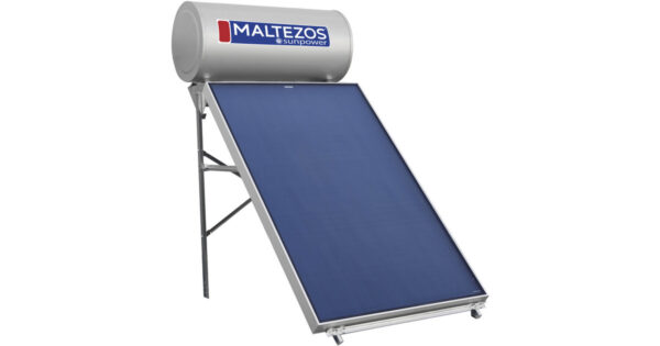 Maltezos Sunpower EM Ηλιακός Θερμοσίφωνας 200lt 2.6m² Glass Διπλής Ενέργειας