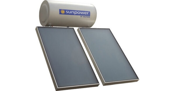 Maltezos Sunpower Ηλιακός Θερμοσίφωνας 160lt Glass Διπλής Ενέργειας