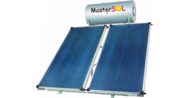 Mastersol ECO Ηλιακός Θερμοσίφωνας 160lt 4m² Glass Τριπλής Ενέργειας