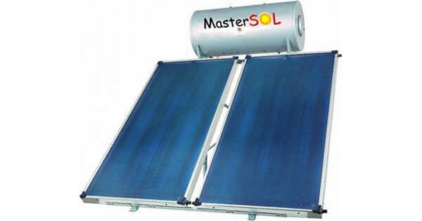 Mastersol ECO Ηλιακός Θερμοσίφωνας 200lt 3m² Glass Διπλής Ενέργειας