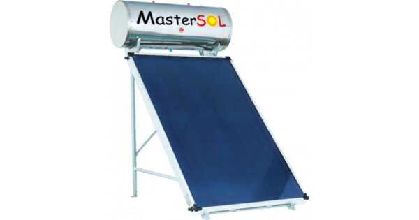 Mastersol Ηλιακός Θερμοσίφωνας 160lt 2m² Glass/Inox Διπλής Ενέργειας