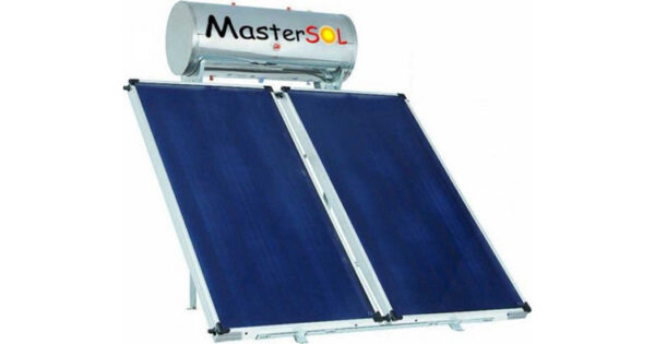 Mastersol Ηλιακός Θερμοσίφωνας 300lt 4m² Glass/Inox Τριπλής Ενέργειας