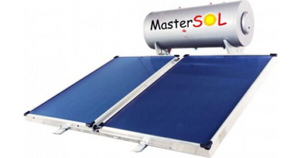 Mastersol LP Ηλιακός Θερμοσίφωνας 200lt 4m² Glass Διπλής Ενέργειας