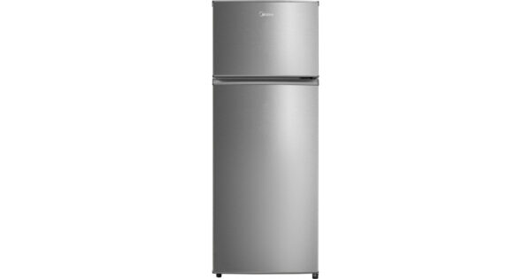 Midea MERT210FGE50 Δίπορτο Ψυγείο 204lt Υ143cmxΠ55cmxΒ55cm Inox