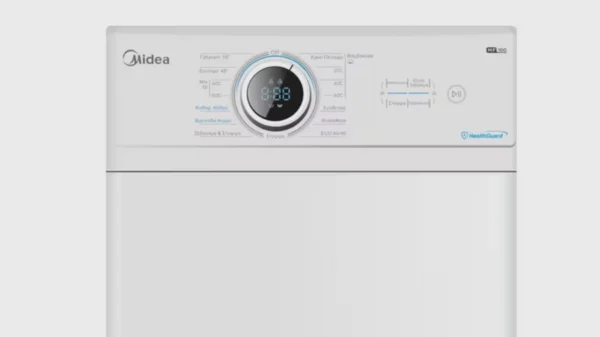 Midea MF100T80B/W-GR Πλυντήριο Ρούχων Άνω Φόρτωσης 8kg 1300 Στροφών - Image 9