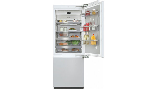 Miele KF 2802 VI Εντοιχιζόμενος Ψυγειοκαταψύκτης 452lt No Frost Υ212.7xΠ75.6xΒ62.9cm Inox