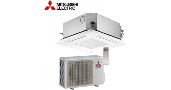 Mitsubishi Electric S Series 4-way SLZ-M60FA/SUZ-M60VA Επαγγελματικό Κλιματιστικό Inverter Κασέτα 22000 BTU με Ψυκτικό Υγρό R32