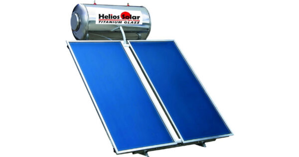 New House Solar Helios 150lt 3m² Glass Τριπλής Ενέργειας για Αντλία Θερμότητας