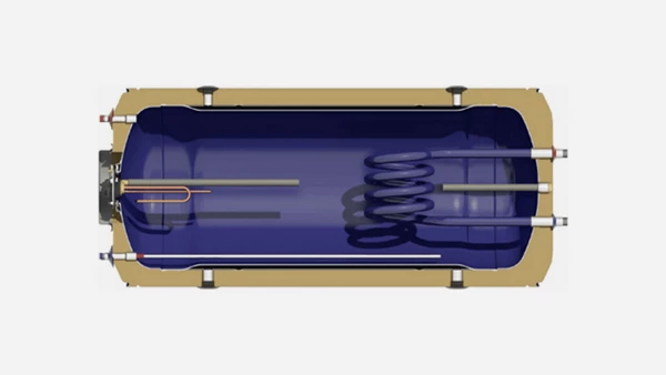 Nobel Aelios CUS Ηλιακός Θερμοσίφωνας 300lt 4m² Glass Διπλής Ενέργειας: Ρυθμιζόμενος θερμοστάτης, καπάκι & στυπιοθλίπτης