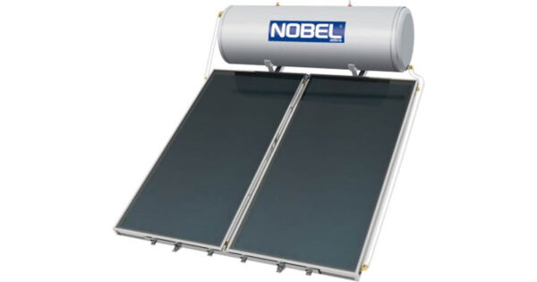 Nobel Aelios Ηλιακός Θερμοσίφωνας 200lt 4m² Glass Διπλής Ενέργειας Κεραμοσκεπής