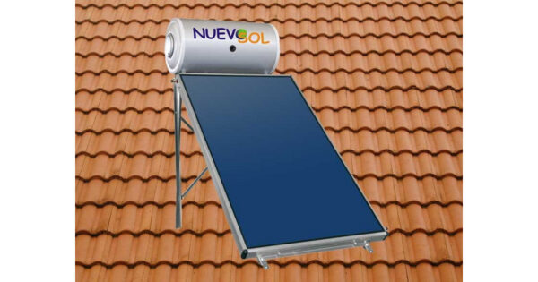 Nuevosol NS Ηλιακός Θερμοσίφωνας 120lt 1.95m² Glass Τριπλής Ενέργειας Κεραμοσκεπής