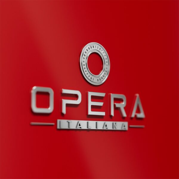 Opera Italiana OFRMDP60R Retro Ψυγειοκαταψύκτης 311lt Full No Frost Υ175.2cmxΠ60.5cmxΒ68.1cm Κόκκινο - Image 3