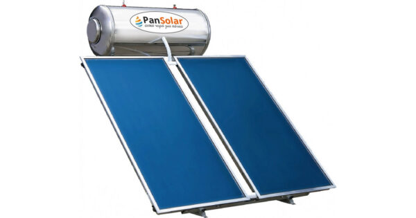 PanSolar Ηλιακός Θερμοσίφωνας 200lt 4m² Glass Διπλής Ενέργειας