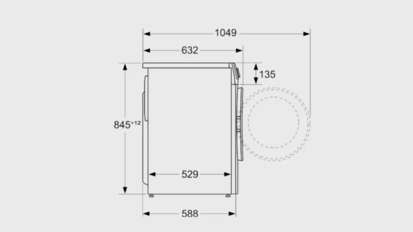 Pitsos WUP1401G9 Πλυντήριο Ρούχων 9kg 1400 Στροφών - Image 10