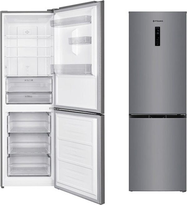 Pyramis FSO 185 Ψυγειοκαταψύκτης 323lt Full No Frost Υ185cmxΠ60cmxΒ68.5cm Inox - Image 4