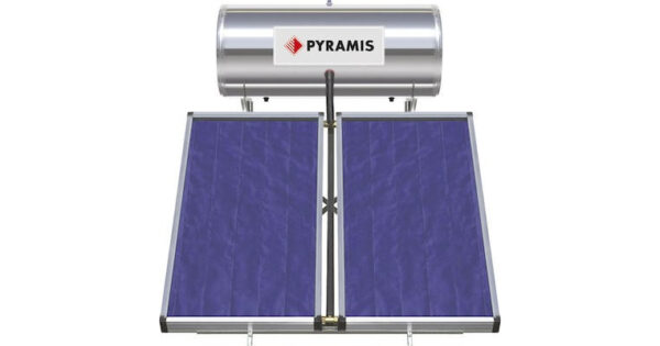 Pyramis Ηλιακός Θερμοσίφωνας 200lt 3m² Glass Τριπλής Ενέργειας