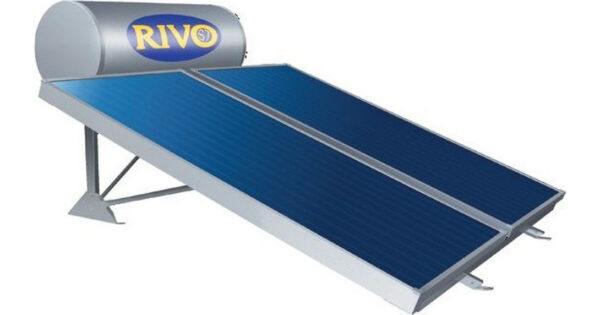 Rivo Ηλιακός Θερμοσίφωνας 150lt 3m² Glass Διπλής Ενέργεια Low Profile