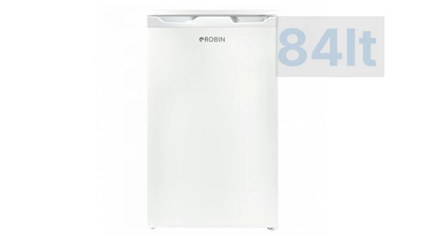 Robin RT-110 Μονόπορτο Ψυγείο 82lt Υ84xΠ50xΒ60cm Inox: Χωρητικότητα & κατανάλωση