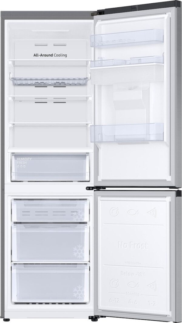 Samsung RB34C652ESAEF Ψυγειοκαταψύκτης 341lt No Frost Υ185.3xΠ59.5xΒ65.8cm Inox - Image 5