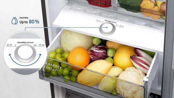 Samsung RB34C6B2ES9/EF Ψυγειοκαταψύκτης 344lt Full No Frost Υ185.3xΠ59.5xΒ65.8cm Inox - Image 5