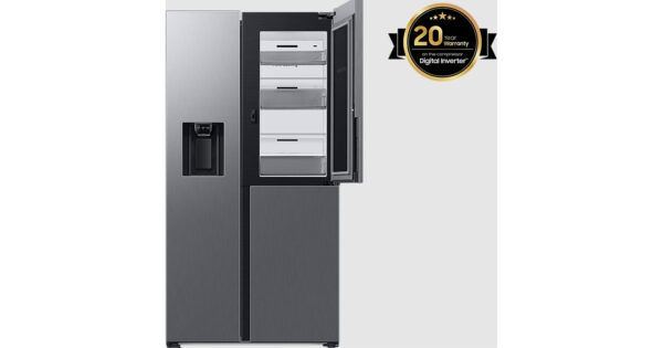 Samsung RH68B8821S9 Ψυγείο Ντουλάπα 627lt No Frost Υ178xΠ91.2xΒ71.6cm Inox