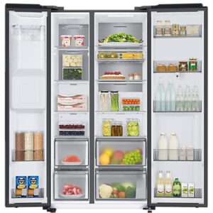 Samsung RS6HA8891B1/EG Side by premium steel RS6HA8891B1 Ψυγείο Ντουλάπα 614lt No Frost Υ178xΠ91.2xΒ71.6cm Μαύρο - Image 3