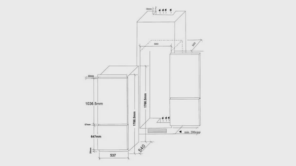 Sharp SJ-BB02IMXW1 Ψυγειοκαταψύκτης Υ152xΠ54xΒ59.5cm Λευκός: Σχεδίαση