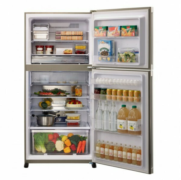 Sharp SJ-XG640MSL Δίπορτο Ψυγείο 374lt No Frost Υ177xΠ82xΒ74cm Inox - Image 3