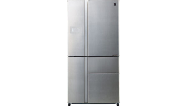 Sharp SJPX830ASL Ψυγείο Ντουλάπα 660lt No Frost Υ185xΠ90.8xΒ79.6cm Inox
