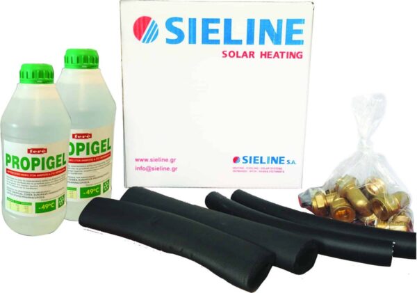 Sieline Eco Ηλιακός Θερμοσίφωνας 300lt 4m² Inox Τριπλής Ενέργειας - Image 5