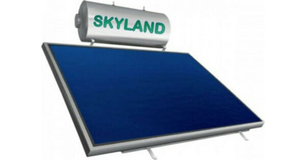 Skyland GL Ηλιακός Θερμοσίφωνας 200lt 4.10m² Glass Τριπλής Ενέργειας για Αντλία Θερμότητας