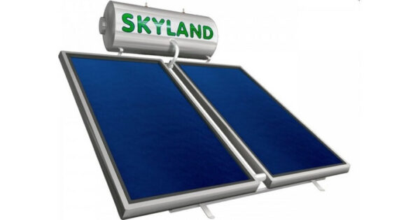 Skyland GL Ηλιακός Θερμοσίφωνας 300lt 4.10m² Glass Διπλής Ενέργειας