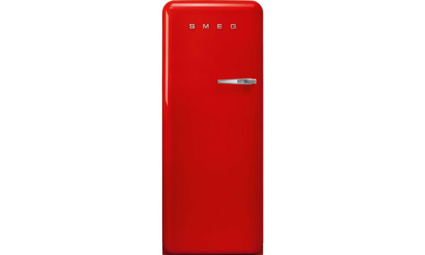 Smeg FAB28LRD5 Retro Μονόπορτο Ψυγείο 270lt Υ153xΠ60.1xΒ72.8cm Κόκκινο