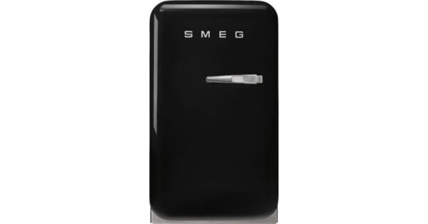 Smeg FAB5LBL5 Retro Μονόπορτο Ψυγείο 34lt Υ72.5xΠ40.4xΒ50cm Μαύρο