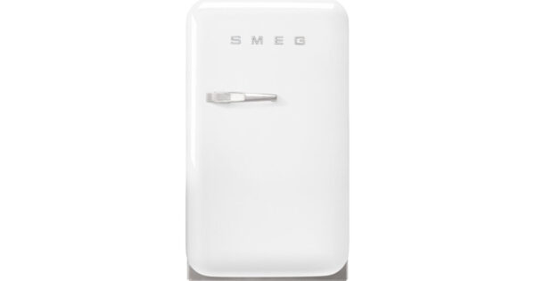 Smeg FAB5RWH5 Retro Μονόπορτο Ψυγείο 34lt Υ72.5cmxΠ40.4cmxΒ50cm Λευκό