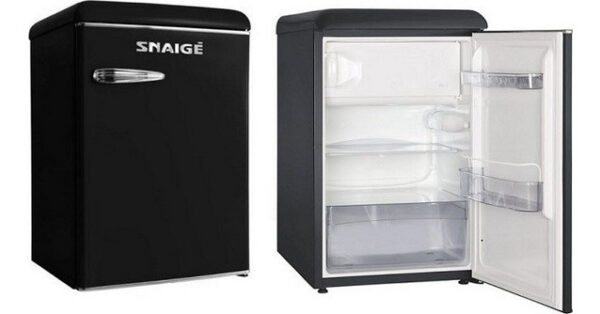 Snaige R13SM Retro Ψυγείο Mini Bar 109lt Υ88.5xΠ60xΒ56cm Μαύρο