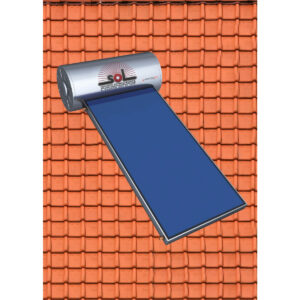 SOL-Violaris EnergyPro Ηλιακός Θερμοσίφωνας 100lt 1.5m² Glass/Ral Διπλής Ενέργειας - Image 2