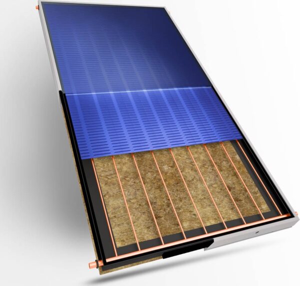SOL-Violaris Ηλιακός Θερμοσίφωνας 300lt 5m² Glass/Inox Τριπλής Ενέργειας - Image 3