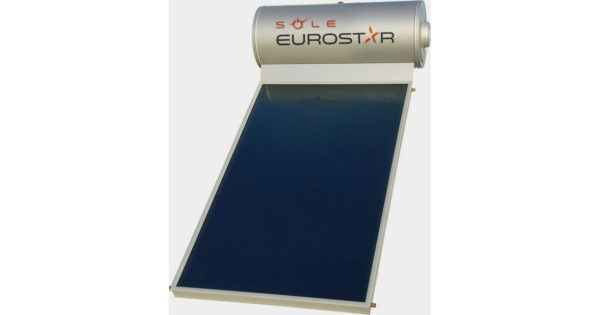 Sole Eurostar Ηλιακός Θερμοσίφωνας 150lt 2.5m² Inox Διπλής Ενέργειας