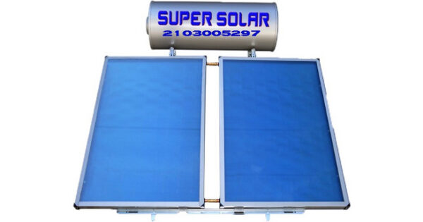 Super Solar SIN Ηλιακός Θερμοσίφωνας 160lt 3m² Inox Διπλής Ενεργειας