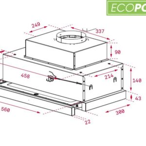 Teka CNL 6815 Plus Συρόμενος Απορροφητήρας 60cm Inox - Image 5