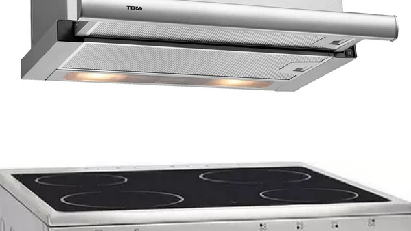 Teka TL 6310 Συρόμενος Απορροφητήρας 60cm Inox: Μπάρες φωτισμού LED