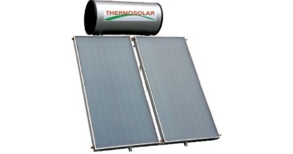 Thermosolar 150lt 3m² Glass Τριπλής Ενέργειας για Αντλία Θερμότητας