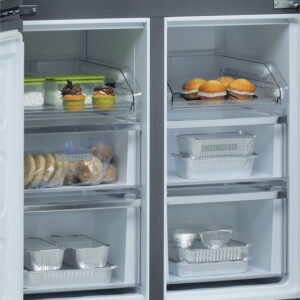 Whirlpool WQ9 E1L Ψυγείο Ντουλάπα 610lt Full No Frost Υ187.5xΠ90.9xΒ76.7cm Inox - Image 3