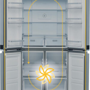 Whirlpool WQ9 E1L Ψυγείο Ντουλάπα 610lt Full No Frost Υ187.5xΠ90.9xΒ76.7cm Inox - Image 4
