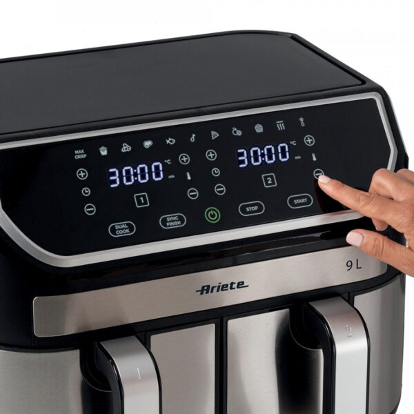 Ariete 4625 Air Fryer 9lt με Διπλό Κάδο - Image 4