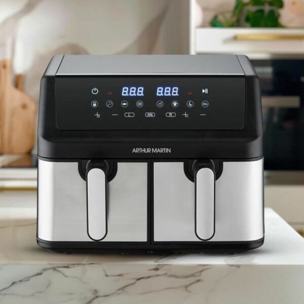 Arthur Martin AMPF9 Air Fryer 9lt με Διπλό Κάδο - Image 3