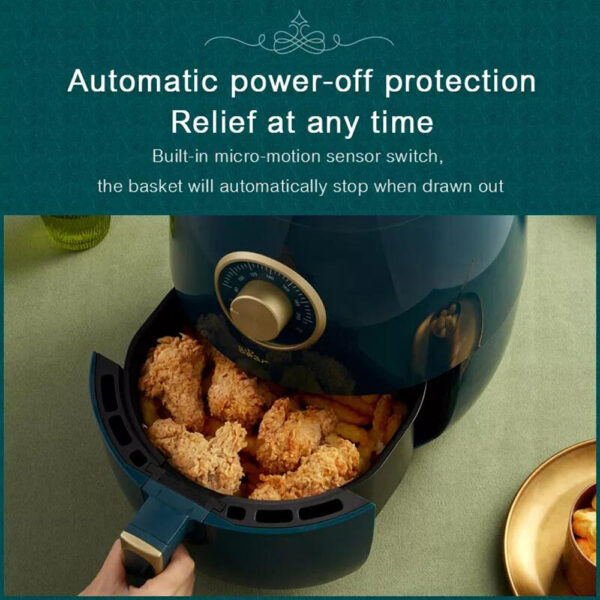 Bear A19A Green Air Fryer 1lt - Image 2